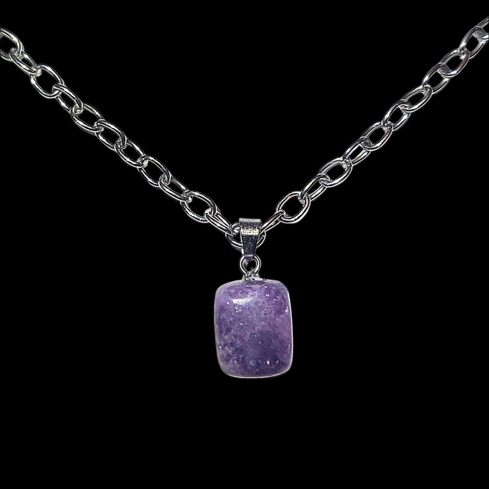 Lepidolite Pendant Necklace